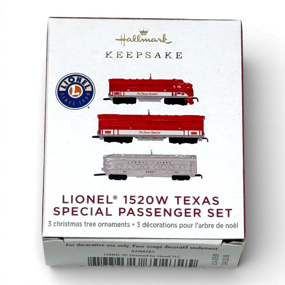 Hallmark Ornament Lionel‎ 5030W Texas Special Passenger Set 2021 763795 New